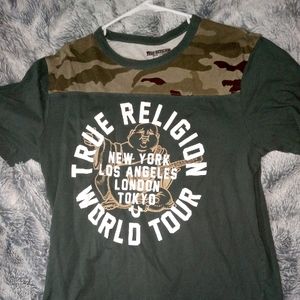 Mens short sleeve camo tee